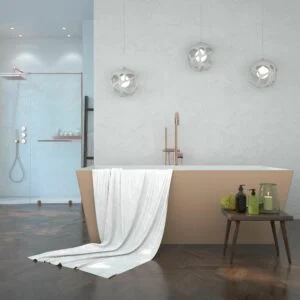 Baignoire îlot ANNA rectangulaire solid surface 175×79.5 cm