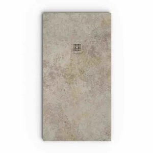 Apulia Receveur de douche effet ciment et autres couleurs – antidérapant moderne STONE 3D