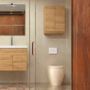 Colonne de salle de bain suspendue CARMEN suspendue 70 x 50 x 22 cm