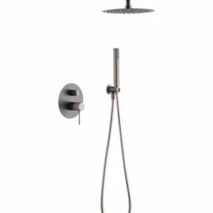 ► Colonne de douche à encastrer Line gris champagne mat [ VAROBATH ]