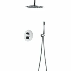 Colonne de douche thermostatique à encastrer Dessus [ VAROBATH ]