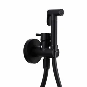 Robinet pour bidet à encastrer Munich noir mat [ VAROBATH ]