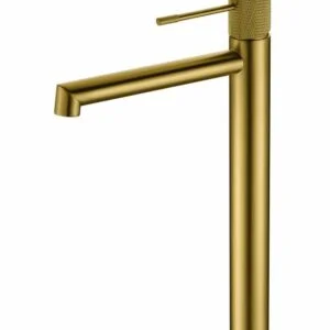Robinet pour lavabo haut Line or brossé [ VAROBATH ]