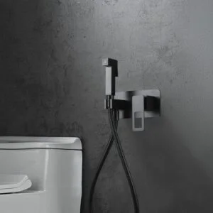 Mitigeur à encastrer bidet Suède noir mat [ VAROBATH ]
