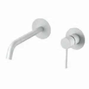 ► Robinet pour lavabo à encastrer Milos Stick blanc mat [ VAROBATH ]