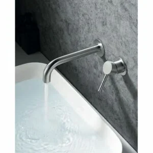 ► Miscelatore lavabo incasso Moscow in acciaio S.316 [ VAROBATH ]