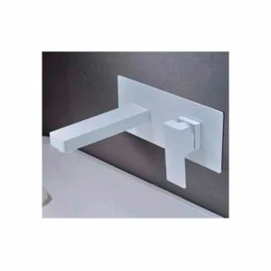 ► Robinet pour lavabo à encastrer blanc mat Suisse [ VAROBATH ]