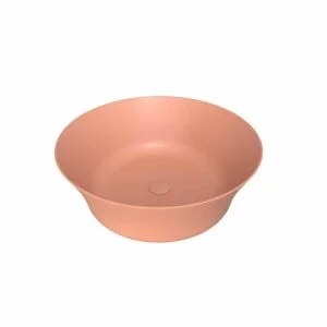 Vasque à poser en Solid Surface AJAX Rose pâle